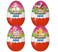 Kinder Surprise Maxi Egg Pink With Milk Chocolate 100G 4 Pack