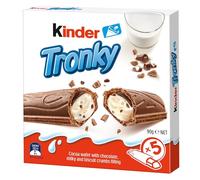 Kinder Tronky Milk Chocolate Filled Biscuits - Pack of 5 90g
