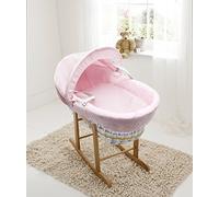 Kinder Valley Blue Waffle Grey Pod Moses Basket
