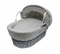 Kinder Valley Grey Dimple Grey Wicker Moses Basket