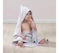 Kinder Valley Hooded Towel And 2 Pack Wash Mitts Grey