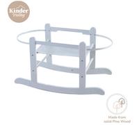 Kinder Valley Little Gem Rocking Moses Basket White Stand