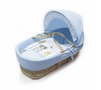 Kinder Valley Tiny Ted Blue Palm Moses Basket