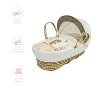 Kinder Valley Tiny Ted Cream Palm Moses Basket