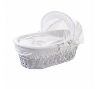 Kinder Valley White Teddy Wash Day White Wicker Moses Basket