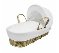 Kinder Valley White Waffle Palm Moses Basket