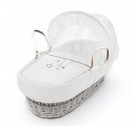 Kinder Valley White Wish Upon A Star White Wicker Moses Basket
