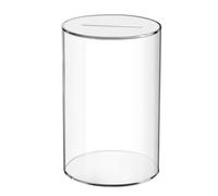 KinderCoring Acrylic Money Box, Transparent Money Box, Creative Gift Idea, Money Container for Family Room, Office, Housewarming Party, 12cmx20cm