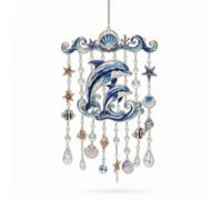 KinderCoring Acrylic Outdoor Sculpture Hanging Decor With Layered Vertical Elements And Iridescent Light Reflection For Garden Room Suitable For