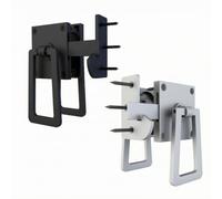 KinderCoring Double Side Door Bolt Heavy Duty Aluminum Latch with Smooth from Both Sides for Barn Doors Wooden Fences Courtyard Gates and Exterior Entryways Suitable for Rustic Courtyard Home