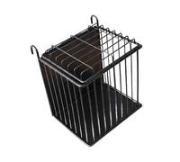 KinderCoring Guinea Pig Feeder Stand, Iron Storage Basket for Rodents, Hamsters And, 15.5cmx17.5cmx20.5cm