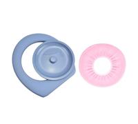 KinderCoring Portable Toilet Seat with Lid And Reusable for Buckets, Sturdy PP Material, Easy to Carry And Use, Suitable for Hiking And Trails, Random seat cover