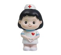KinderCoring Resin Nurse Figurine, Sculpture for Celebrating Caregivers, Cake Decoration for Workplace, Love Finger