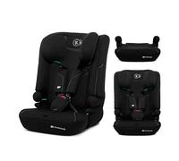 Kindercraft I-Comfy, Car seat, for Kids, Regulations (76-150cm), Adjustible backcrest, 5-Point Safety Harness, Easy Grow System, for Child, Easy Installation, Black