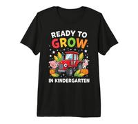 Kindergarten Back to School Farm Tractor Premium T-Shirt