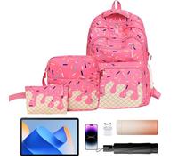 Kindergarten Backpack Cute Compartment Bookbag Sling Bag | Girls Kids Backpacks Set for Kindergarten, Preschool, Back-To-School, Students, Teens, Daily, Home, Travel, Camping
