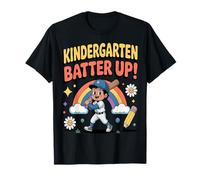 Kindergarten Batter Up Back to School Baseball Kids Apparel T-Shirt