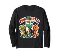 Kindergarten Crew Dinosaur Lover T-rex Dino Back To School Long Sleeve T-Shirt