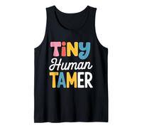 Kindergarten Elementary Teaching Life Tiny Human Tamer Tank Top