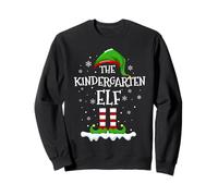 Kindergarten Elf Squad Family Matching Group Christmas Elf Sweatshirt