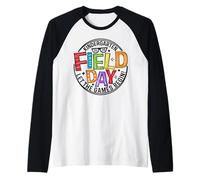 Kindergarten Field Day 2026 Let The Games Begin Kid Teacher Raglan Baseball Tee