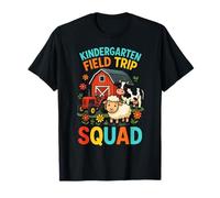 Kindergarten Field Trip Squad - Farm Animals Fun T-Shirt