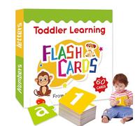 Kindergarten Flash Cards - Letter Recognition Learning Game, Educational Preschool Activity Set | Double-Sided Alphabet Cards for Early Literacy, Colors, Shapes, Numbers and Home School Learning Fun