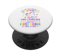 Kindergarten graduate Last Day of school unicorn for kids PopSockets Adhesive PopGrip