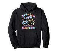 Kindergarten Graduation Gator Last Day School Pullover Hoodie