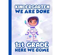 Kindergarten Graduation Gift: Astronaut Composition Notebook for Boys with Coloring Pages | 8’’ x 10’’, 110 Pages