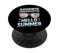Kindergarten Graduation Goodbye Kindergarten Hello Summer PopSockets Adhesive PopGrip