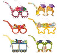 Kindergarten Graduation Season Decoration Paper Glasses Children's Photo Props Ceremony Party Party Supplies