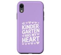 Kindergarten Has My Heart Cute Teacher Appreciation Case for iPhone XR