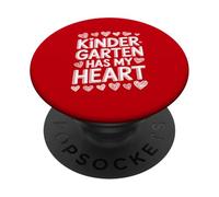 Kindergarten Has My Heart Cute Teacher Appreciation PopSockets Adhesive PopGrip