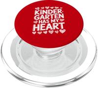 Kindergarten Has My Heart Cute Teacher Appreciation PopSockets PopGrip for MagSafe
