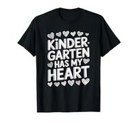 Kindergarten Has My Heart Cute Teacher Appreciation T-Shirt