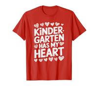 Kindergarten Has My Heart Cute Teacher Appreciation T-Shirt
