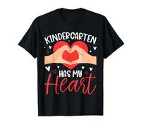 Kindergarten Has My Heart Funny Kinder Teacher Appreciation T-Shirt
