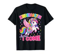 Kindergarten Here I Come Cute Unicorn Back to School Girls T-Shirt