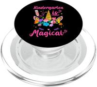 Kindergarten is Magical Unicorn First Day of School PopSockets PopGrip for MagSafe