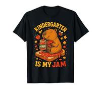 Kindergarten is My Jam Groovy Strawberry Teacher T-Shirt
