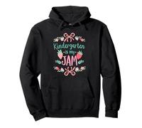 Kindergarten Is My Jam Strawberry For Teacher Kids Preschool Pullover Hoodie