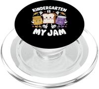 KINDERGARTEN Is My Jam Teacher Student Peanut Butter & Jelly PopSockets PopGrip for MagSafe