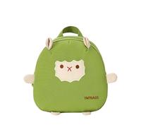 Kindergarten Kids School Backpack Cute Little Lamb Children'S Lightweight Canvas Bag Baby Large Capacity Backpack For Ages 3 7 (Green One Size)
