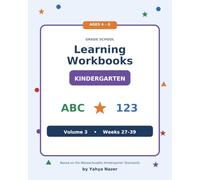 Kindergarten Learning Workbook 3/4: Volume 3 - Numbers and Counting (1 to 13)