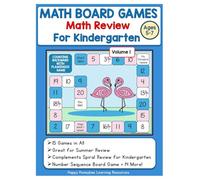 Kindergarten Math Board Games Math Review for Kindergarten - 15 Games in All - Volume 1: Complements Spiral Review for Kindergarten - Great for ... Board Game + 14 More! Ages 5-7 (Early Math)