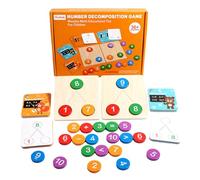 Kindergarten Math Games - Counting Math Manipulatives Game for Kindergarten | Educational Toys Manipulative Motor Skill Activities within 10 Number Learning for Travel Homeschool Holiday
