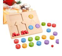 Kindergarten Math Games Number Matching Learning Educational Board | Counting Toys for Age 3 Years and up Boys Girls Classroom School Kindergarten Preschool Vacation Birthday