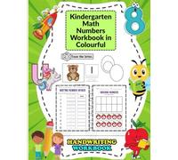 Kindergarten Math Numbers Workbook in Colourful Illustrative Style: Early Learning Activities for Kids Ages 3-6 | Colorful Counting, Number Tracing & ... for kids,educational workbook for toddlers)