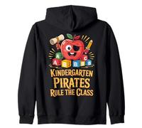 Kindergarten Pirates Funny Teacher School Back To School Zip Hoodie